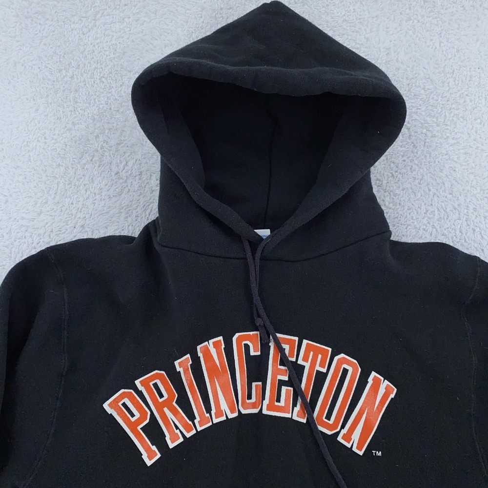 Vintage Princeton University Russell Athletic Hoodie Mens XS Pullover Sweatshirt